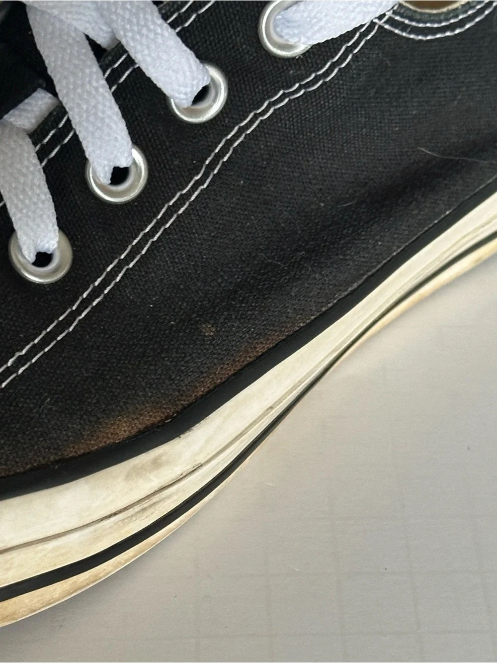 Converse Chuck Taylor All Star Ox Low Top Black Canvas Shoes Men 8 Women 10